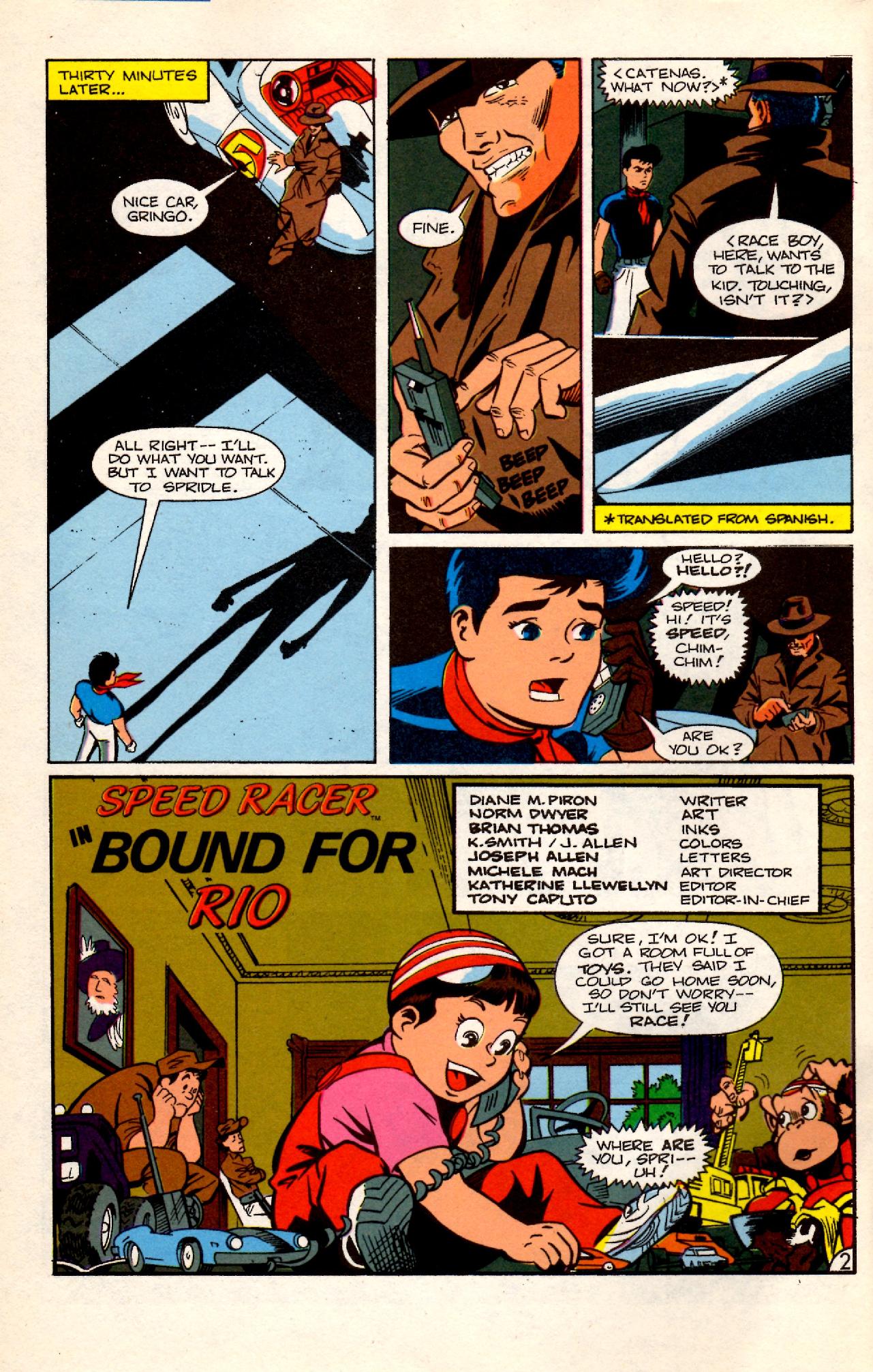 Read online Speed Racer (1987) comic -  Issue #34 - 4