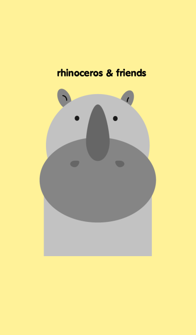 rhinoceros & friends