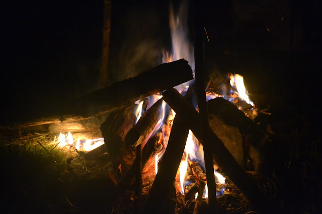Preparation Bonfire at Maenam Hill