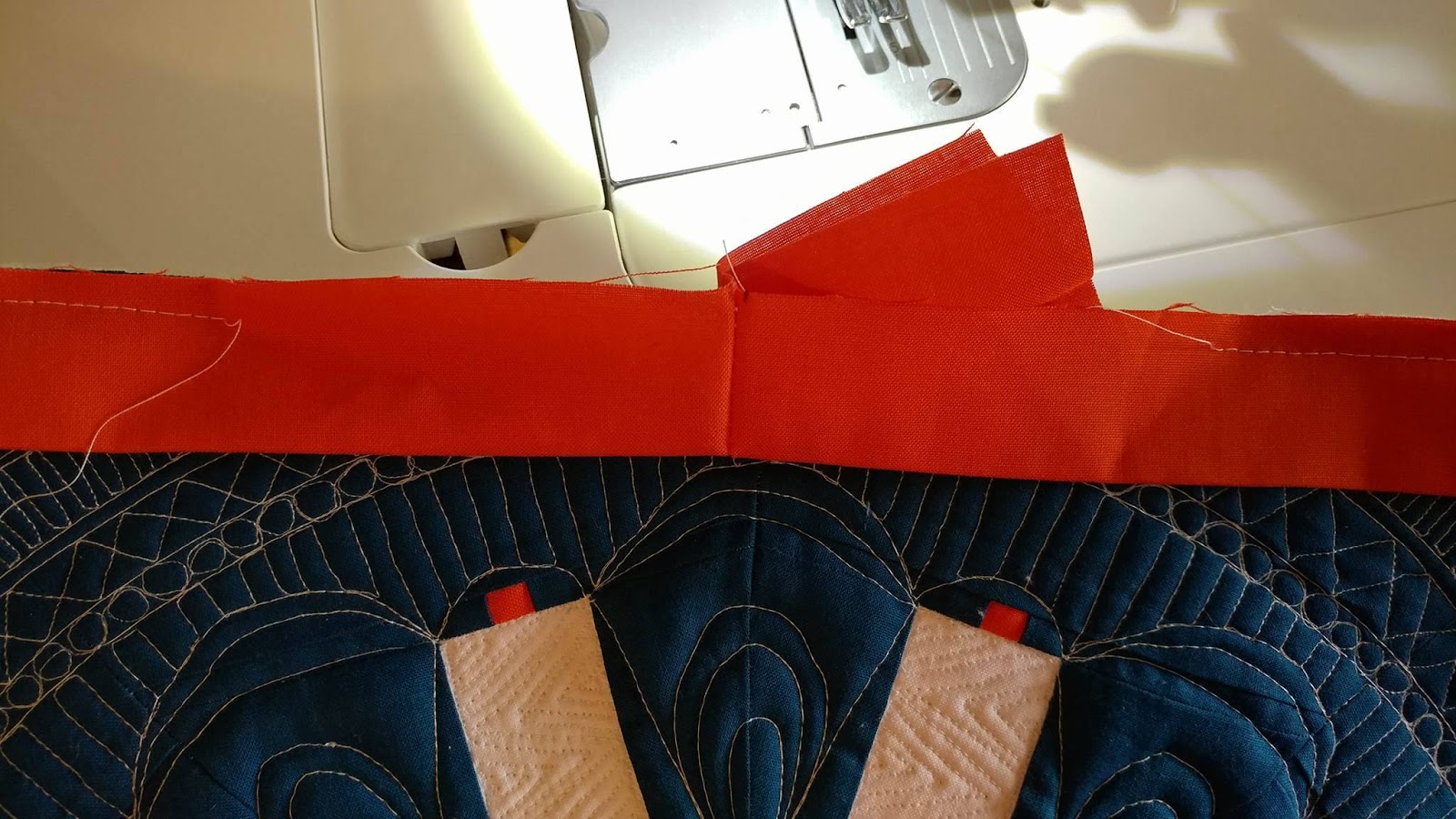 Slice of Pi Quilts Machine Quilt Binding Tutorial