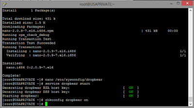 Panduan Lengkap Cara install Dropbear di Centos, Panduan Lengkap install Dropbear VPS CentOS di Putty, Mengupdate Repository dari VPS, Membuat Config Dropbear
