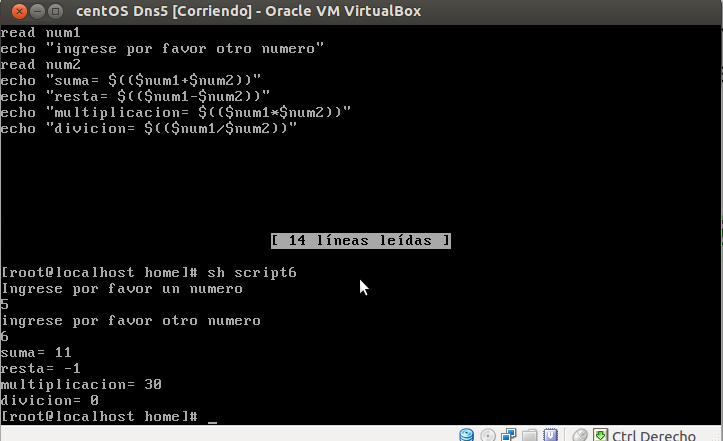 GESTIÓN DE REDES DE DATOS =P: SCRIPTS BAJO LA SHELL DE LINUX!