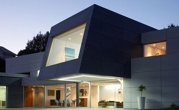 Desain Kantilever Rumah Modern Unik
