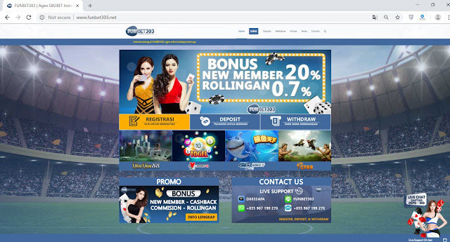 Funbet303 Situs Agen Judi Casino Taruhan Sbobet Online Terbesar 