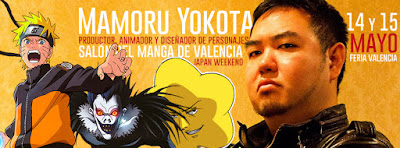 Mamoru Yokota invitado al "XVII Salón del Manga de Valencia - Japan Weekend".