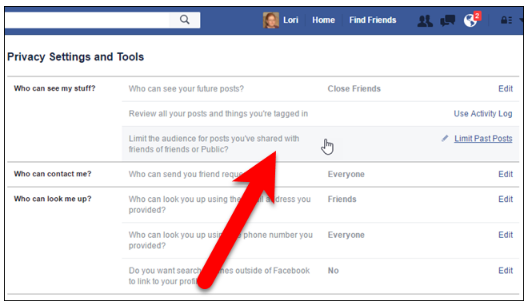 In The Who Can See My Things Area Click In The Limit The Au Nce For Posts You Have Actually Shown Friends Of Pals Or Public Area In The Who Can See My Things Area Click In The Limit The Au Nce For Posts You Have Actually Shown Friends Of Pals Or Public Area