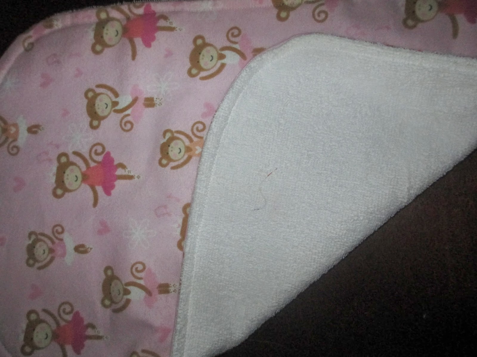 The Journey DIY Terry Cloth & Flannel Burp Cloths