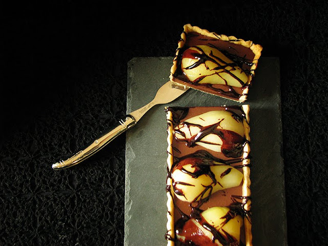 Tarte végétale bio au chocolat noir et à la poire recette de tarte végétalienne au chocolat noir et à la poire