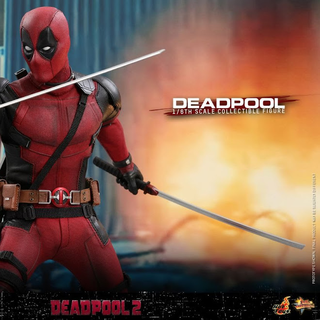 Hot Toys figure of the Merc with a Mouth from Deadpool 2 :「デッドプール 2」のマーク・ウィズ・ア・マウスを再現した Hot Toys のフィギュア ! !