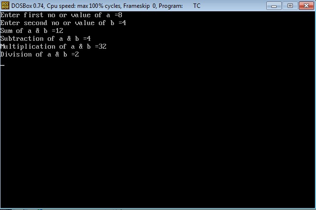 C++ Programing ..!: Write a Program to ADD , MULTIPLY , SUBTRACT and ...
