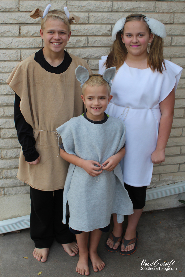 nativity animal costumes