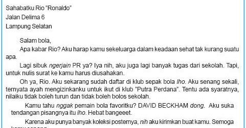 Contoh Surat Balasan Pribadi Contoh Surat