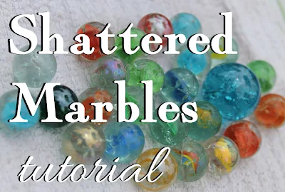 DIY Cracked Glass Gem Magnets - This Happy Mommy