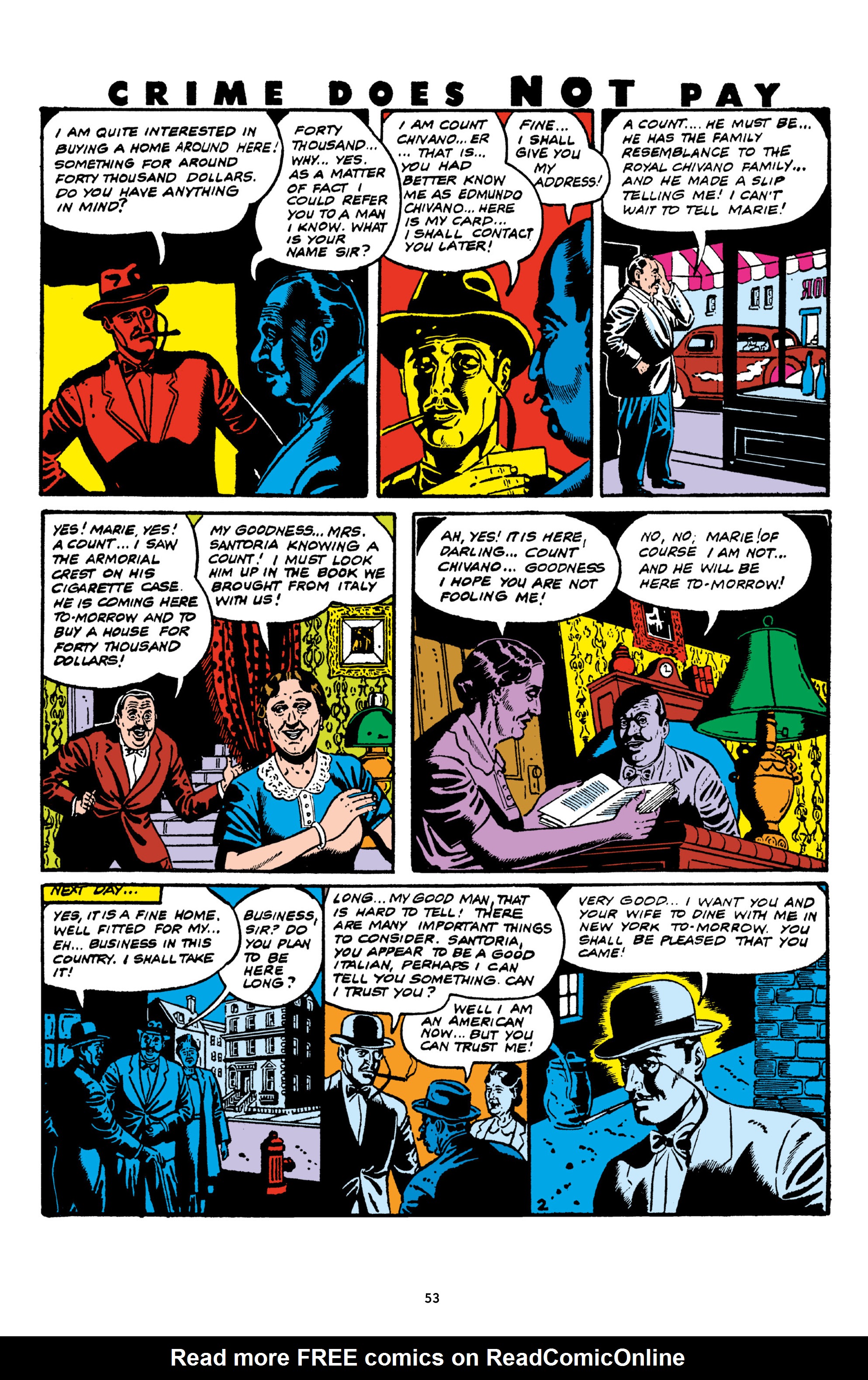 Read online Crime Does Not Pay Archives comic -  Issue # TPB 6 (Part 1) - 55