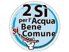 L'ACQUA E' BENE COMUNE: VOTA "SI" AL REFERENDUM DEL 12-13 GIUGNO