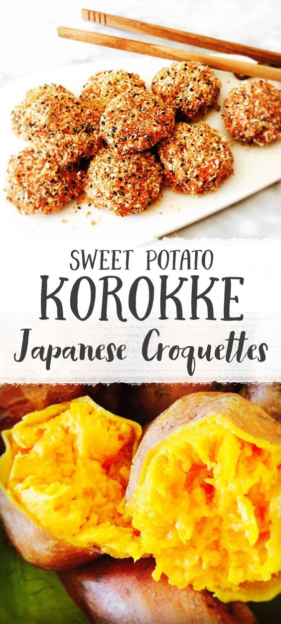 SWEET POTATO KOROKKE A JAPANESE CROQUETTE healthy meals recipe