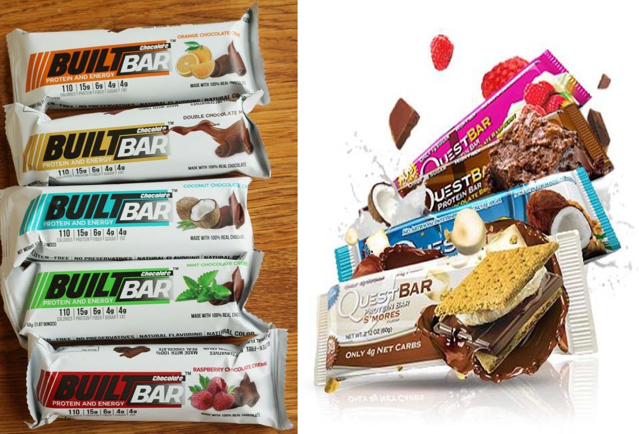 Mini Review Built Bars and Quest Bars