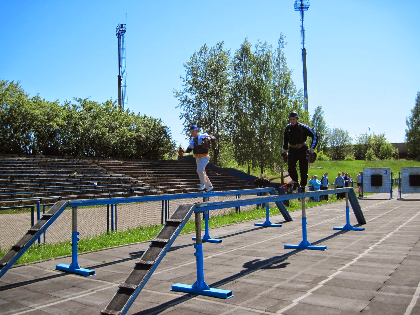 Преодоление 100 метровой полосы с препятствиями методический план