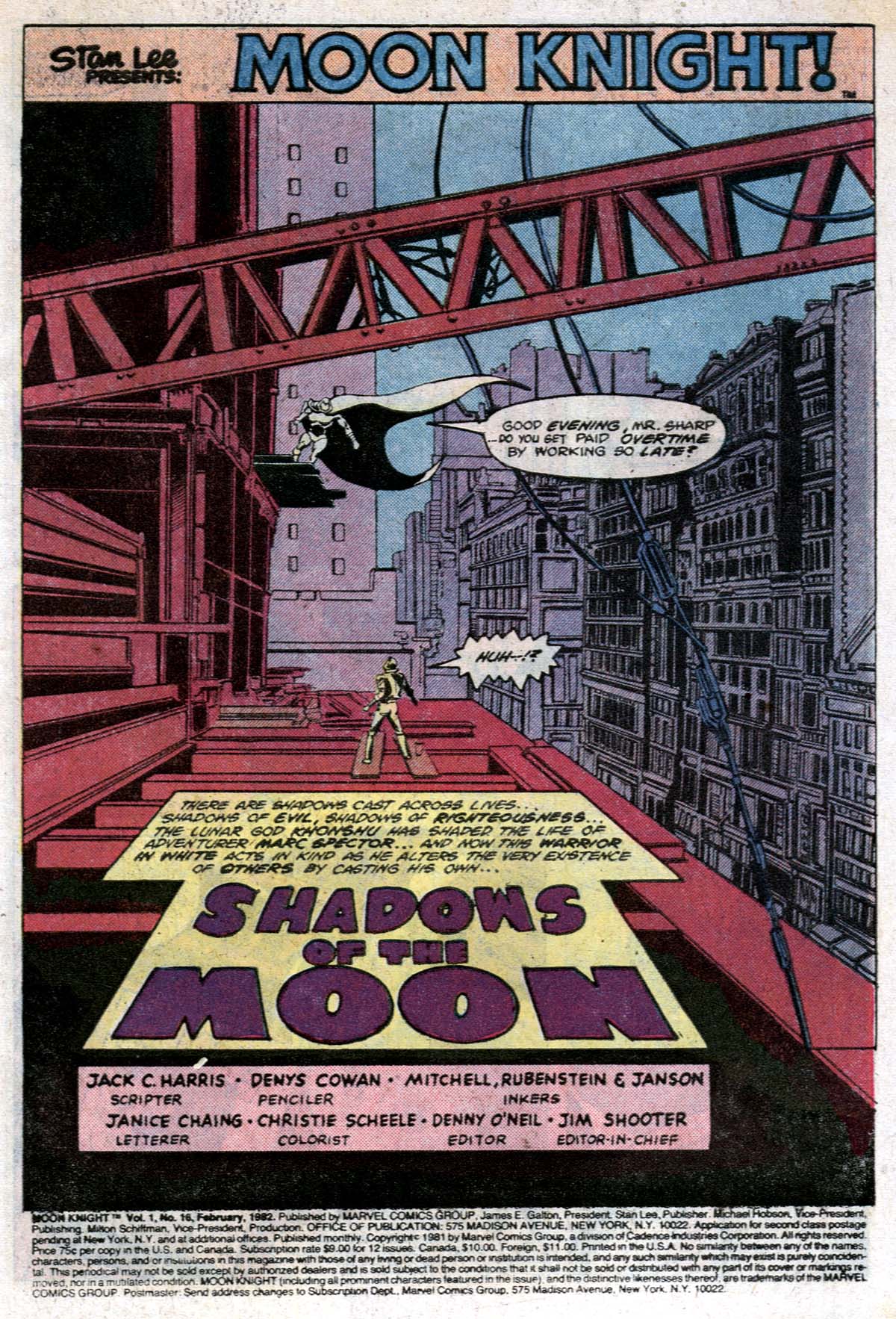 Moon Knight (1980) issue 16 - Page 2