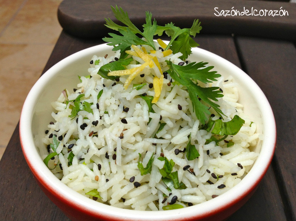 Sazón del corazón Arroz Basmati al cilantro