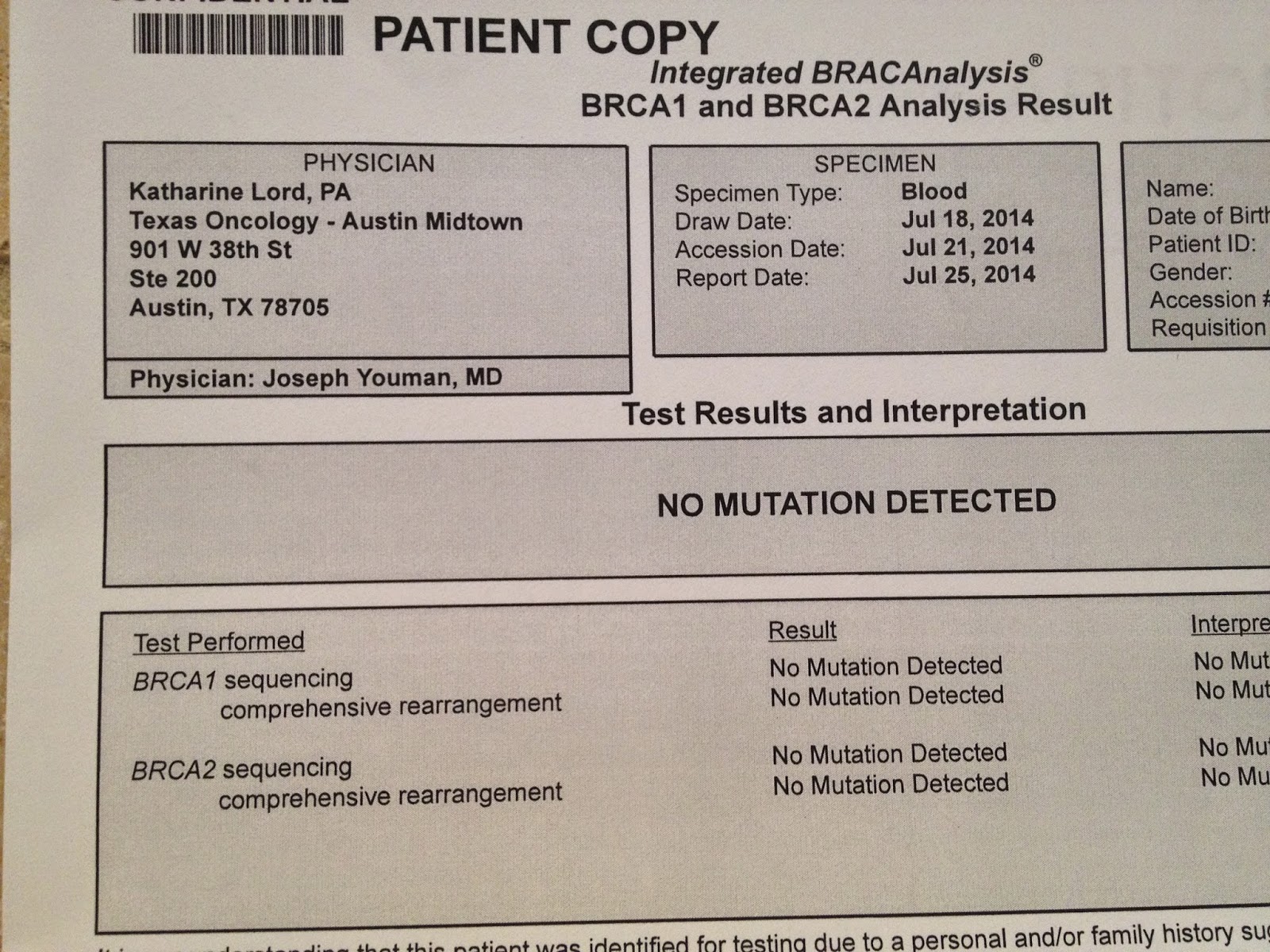Eat Love Procreate BRCA Test Results & Belly Ninja Update (37 Wks + 3