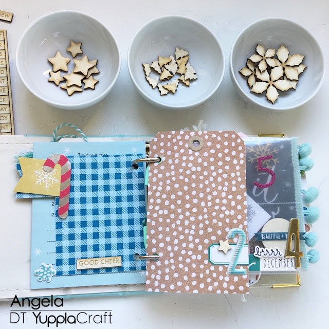 My December Daily 2017 by Angela Tombari for Yuppla Craft DT