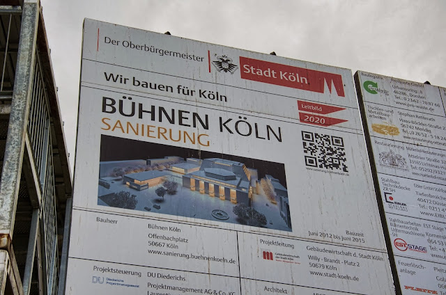 Baustelle Köln, Bühnen Sanierung, Oper, Entkernung und Rückbau, Offenbachplatz 1, 50667 Köln, 27.01.2014