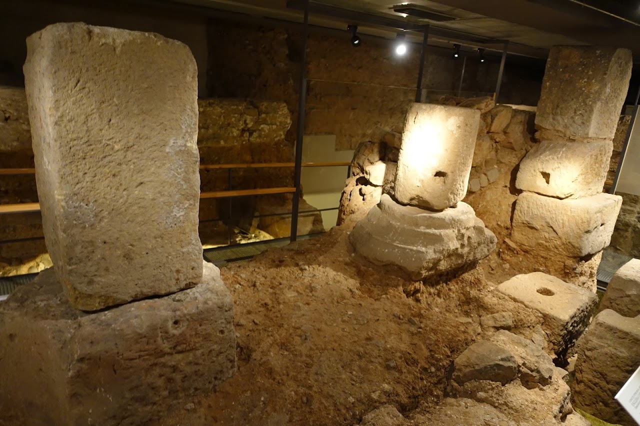 バルセロナ市歴史博物館（Museu d’Història de la Ciutat）の地下 