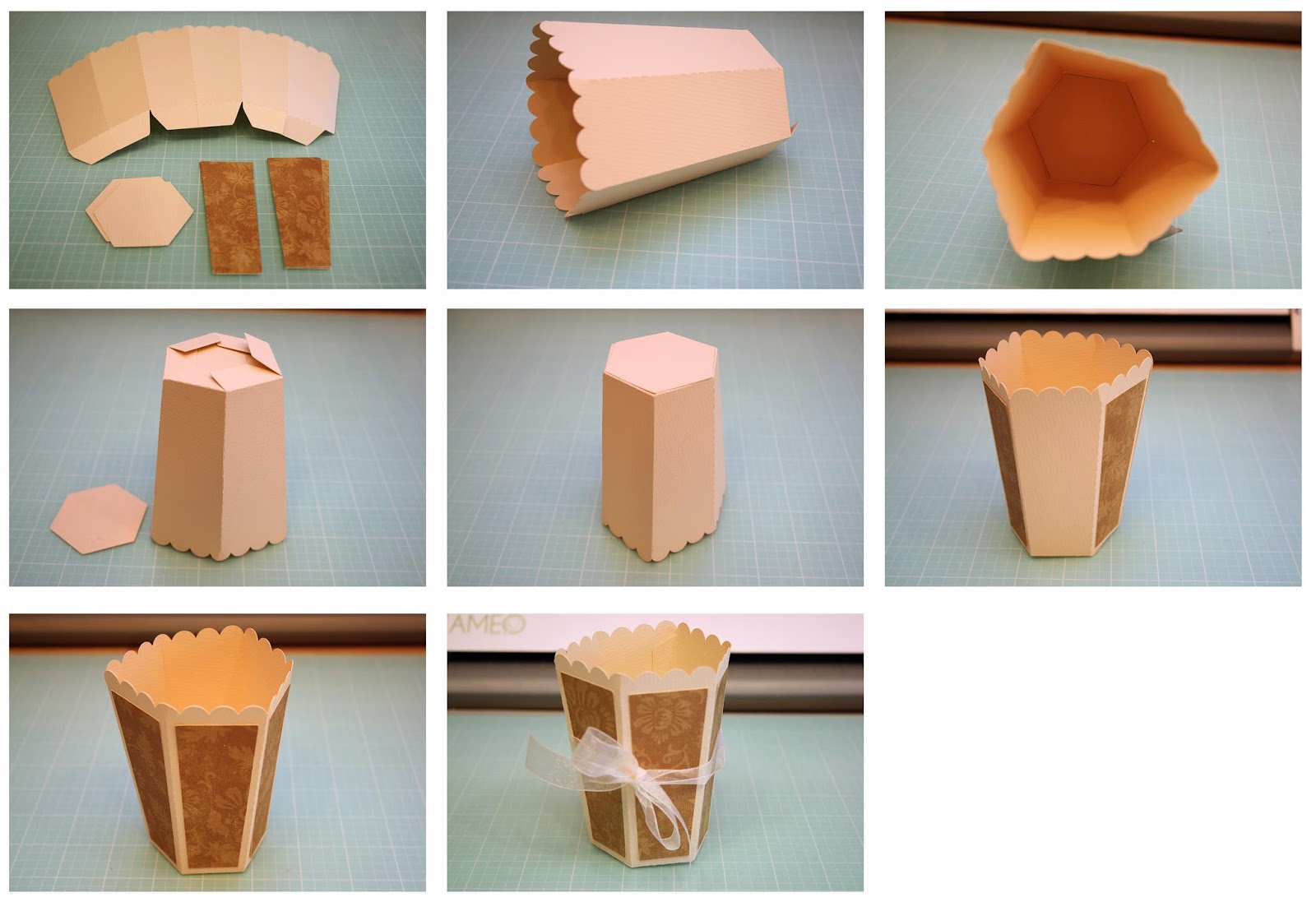 3D Paper Vases Bits Of Paper
