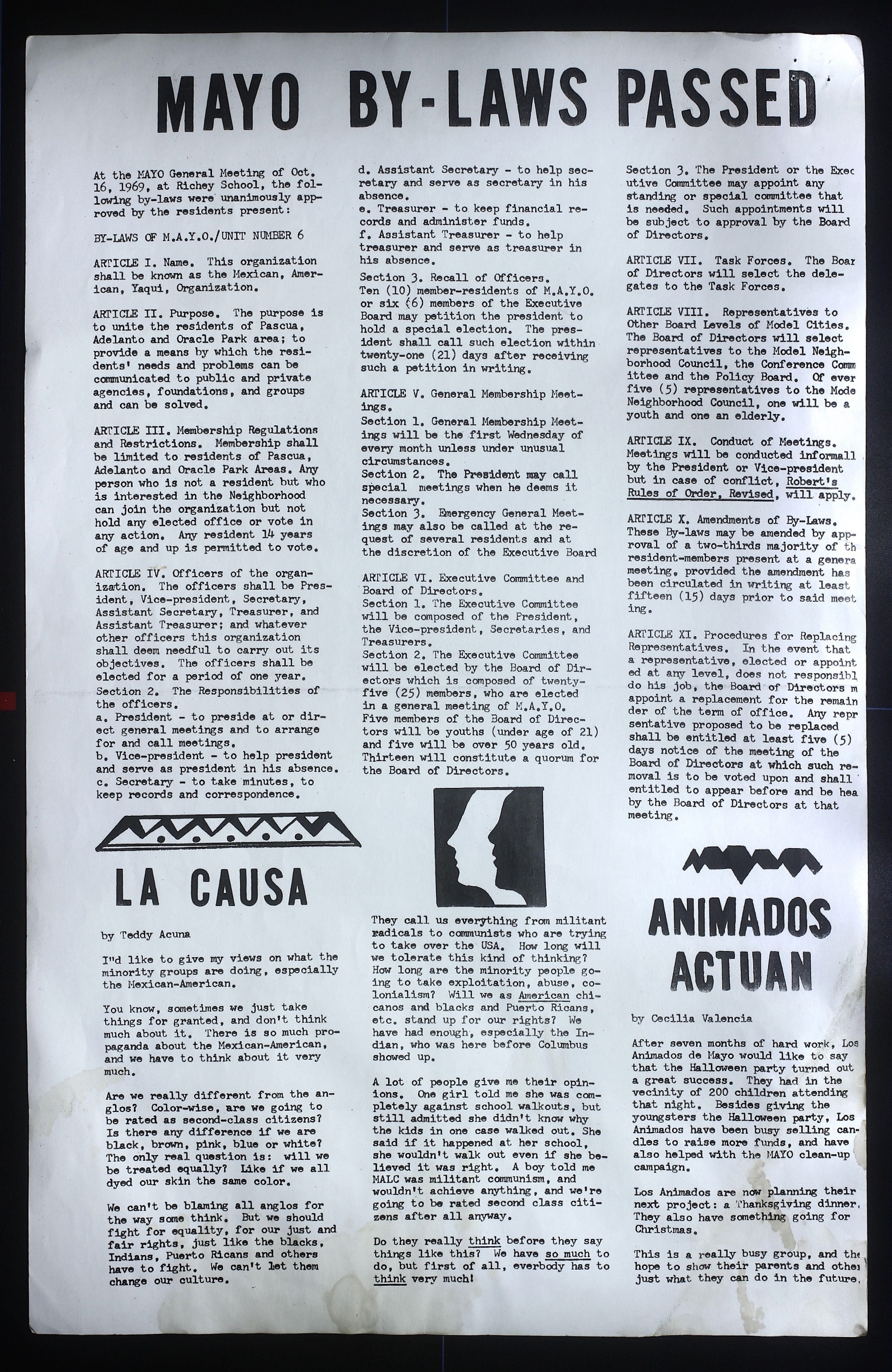 Read online La Voz De M.A.Y.O.: Tata Rambo comic -  Issue # TPB 1 - 100