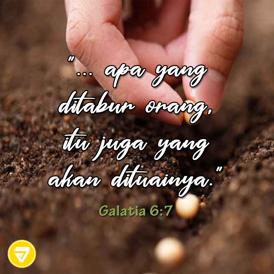 Apa Yang Kau Tanam Itu Yang Kau Tuai Dengan
