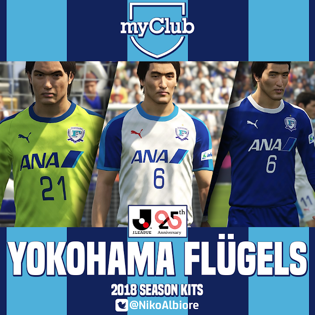 myClub -  2018 Yokohama Flügels Kits (25th J.League Series)