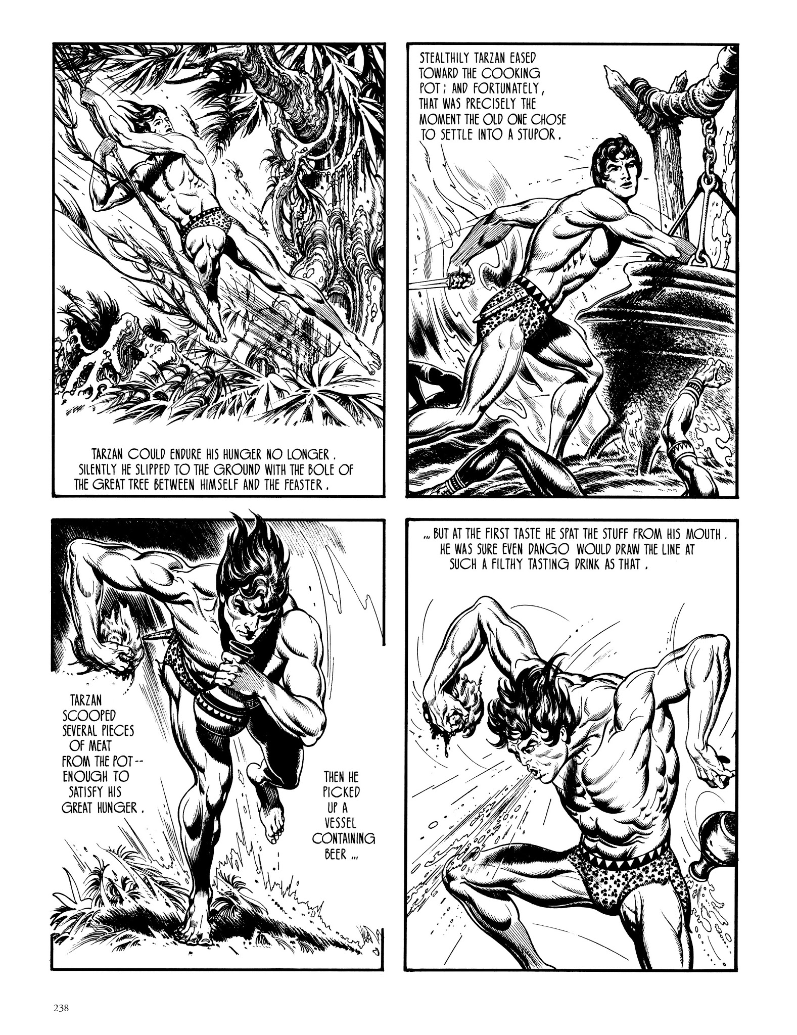 Read online Edgar Rice Burroughs' Tarzan: Burne Hogarth's Lord of the Jungle comic -  Issue # TPB - 237