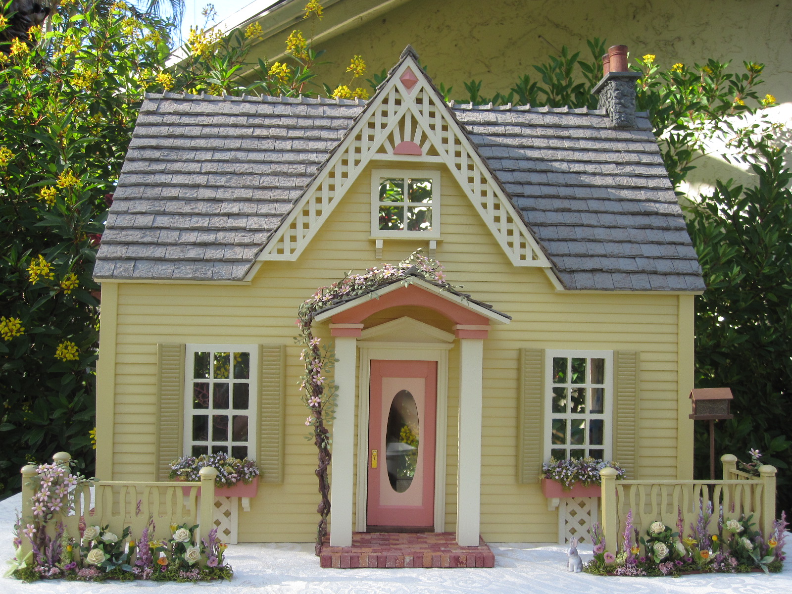 Dollhouses by Robin Carey The Clematis Cottage Dollhouse