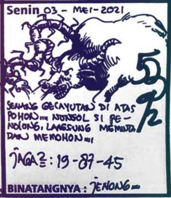 Syair Sydney Senin Hari Ini 3 Mei 2021 Royal Syair