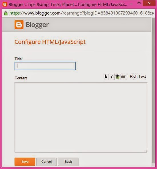 Trick To Add Followers Gadget in Blogger