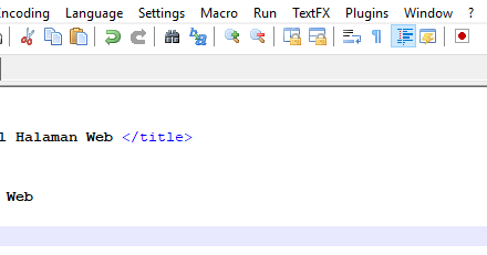 Cara Membuat Website Berbasis html dengan notepad++