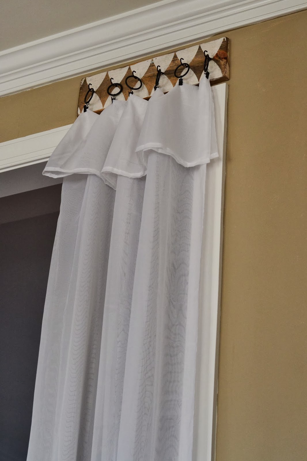 Down to Earth Style Make a Curtain Hook Board