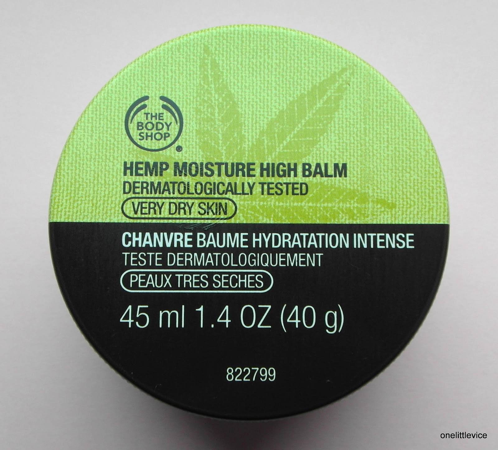 REVIEW The Body Shop's Hemp High Balm One Little Vice
