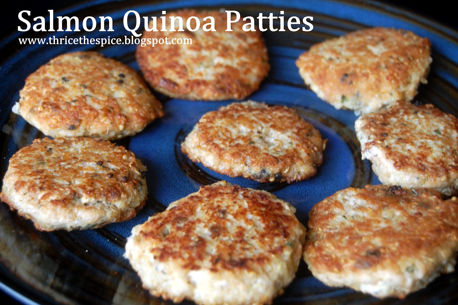 ThriceTheSpice Salmon Quinoa Patties