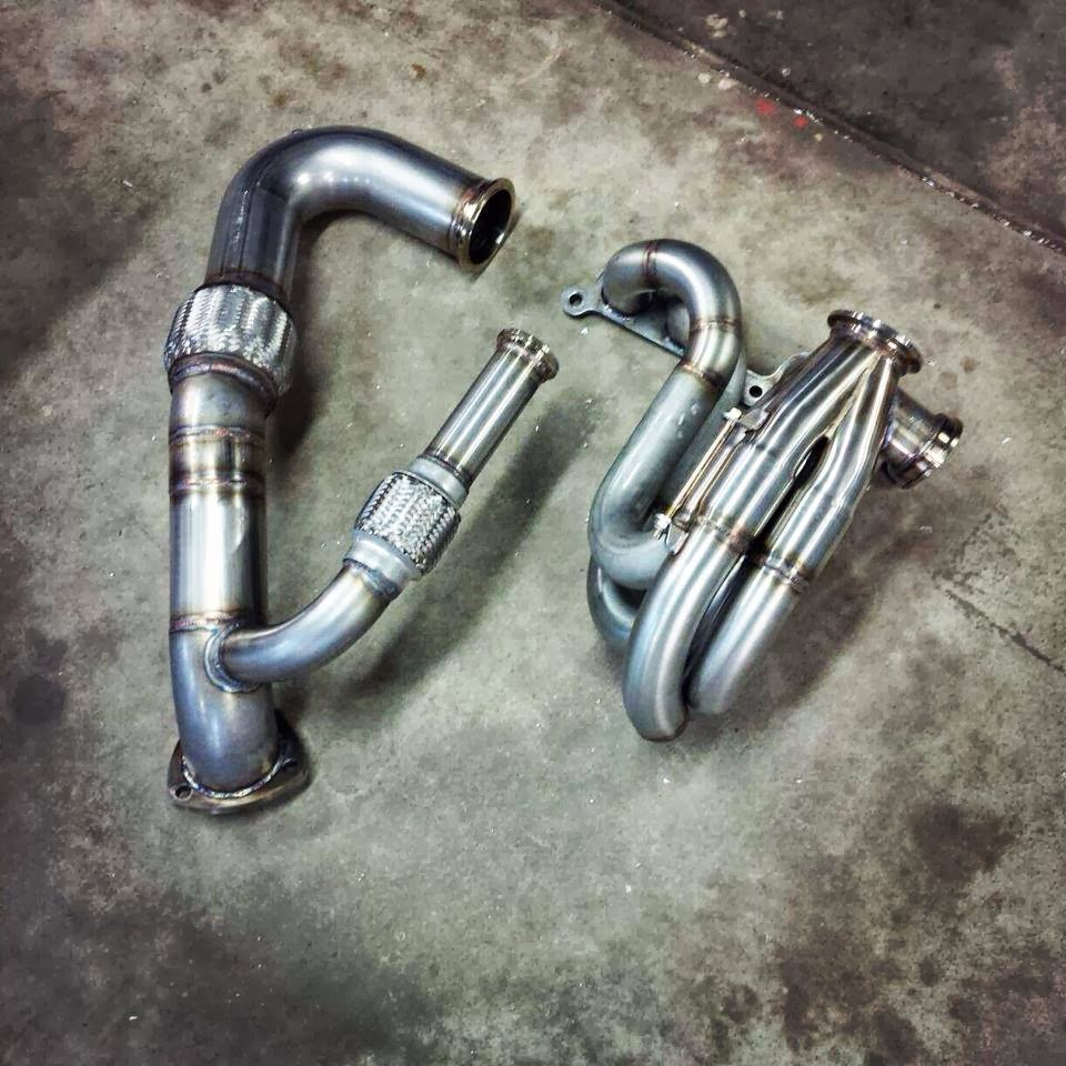Racer X Fabrication MR2 Top Mount Exhaust Manifold