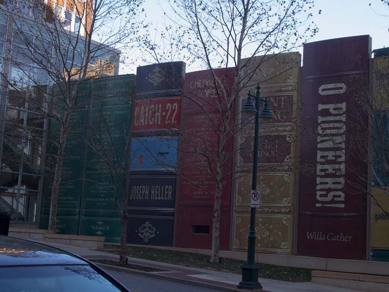 Giant Bookshelf of Kansas City Library USA