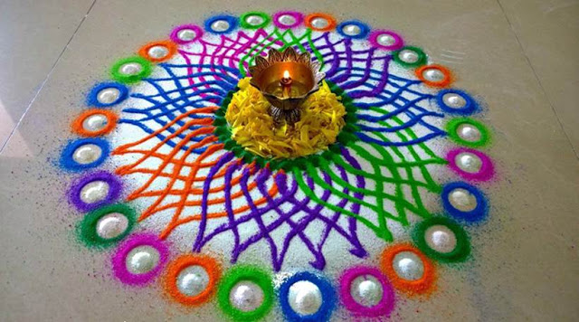 Rangoli Images with Free Hand