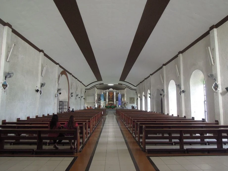 The interiors of Daraga Church in Albay