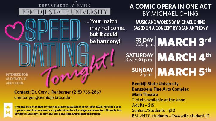 A-State Opera to Present 'Speed Dating Tonight!