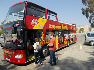 "RED CITY TOUR BUS" in Johannesburg.