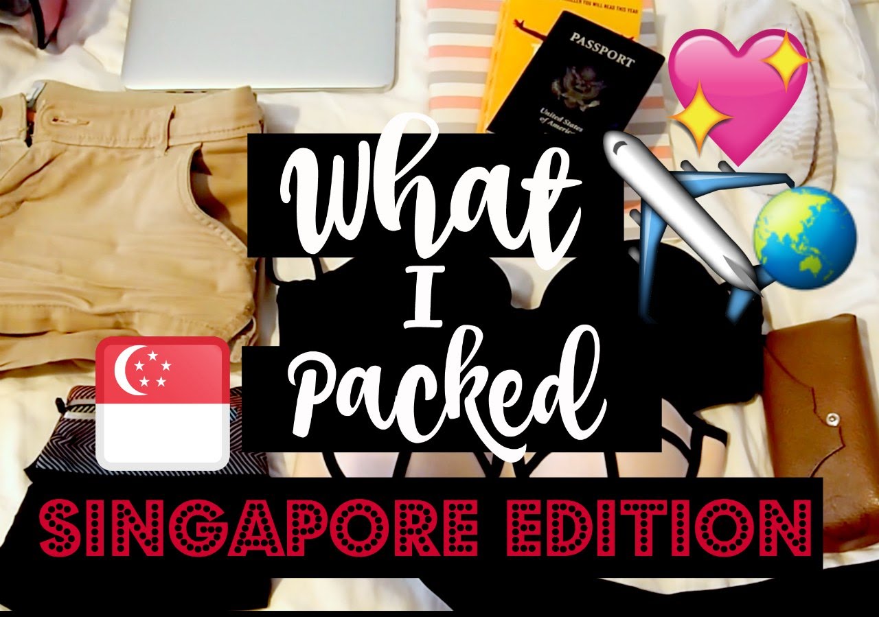 What I Packed for 1 Week in Singapore MINIMALIST PACKING About