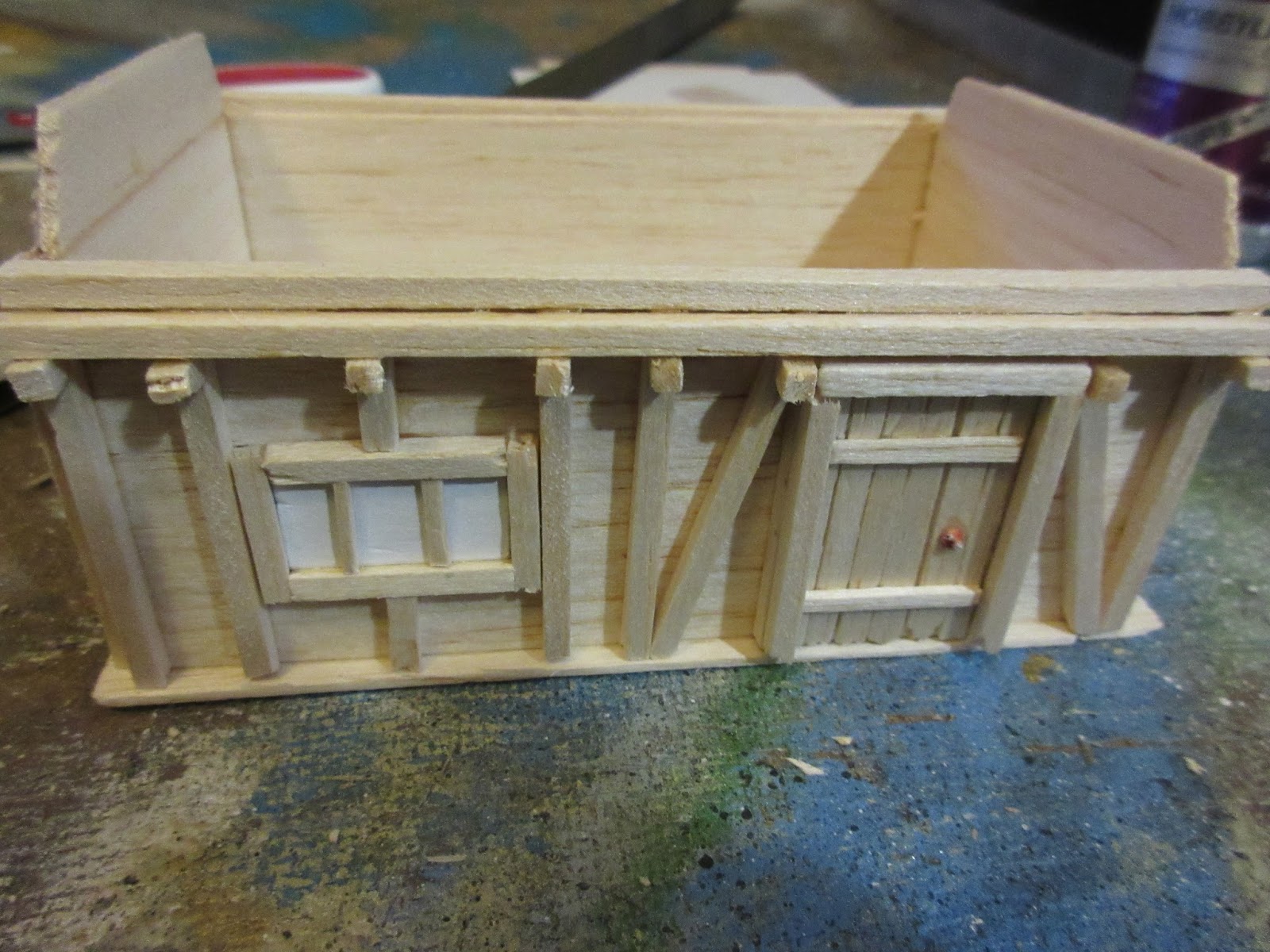 Mars Miniatures Cabin In The Woods Making A Balsa Wood House