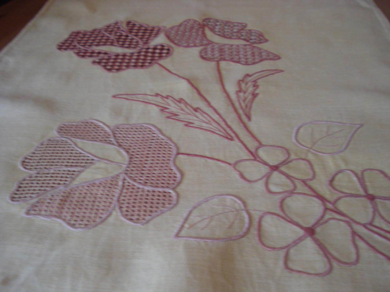 Artesanía de La Palma: Toalla con calados