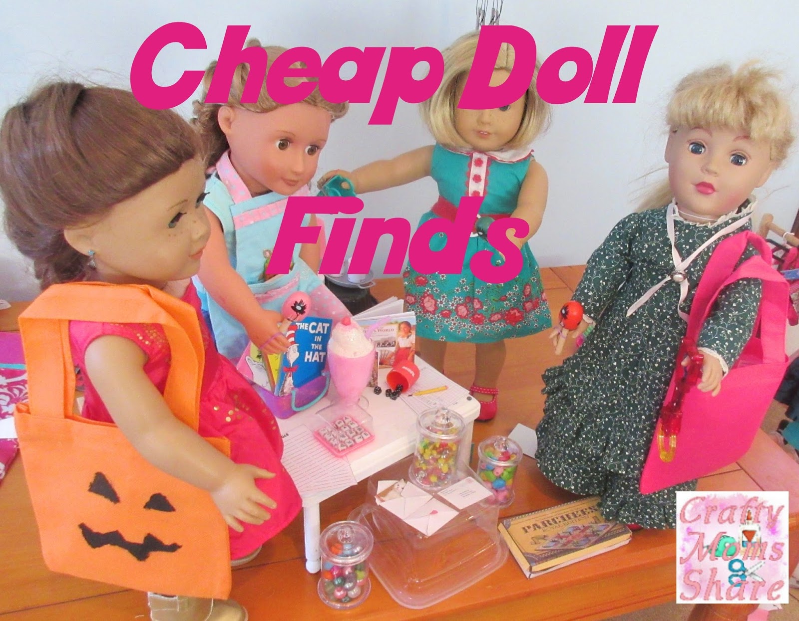 Crafty Moms Share Cheap Doll Finds a Crafty Weekends Review & Link
